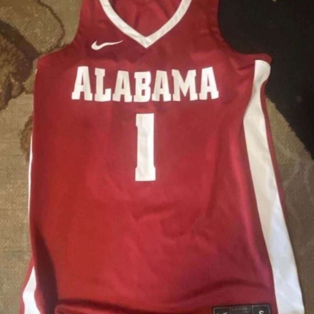 Nike Alabama Crimson Tide Jersey Size S Number 1 Crimson Red